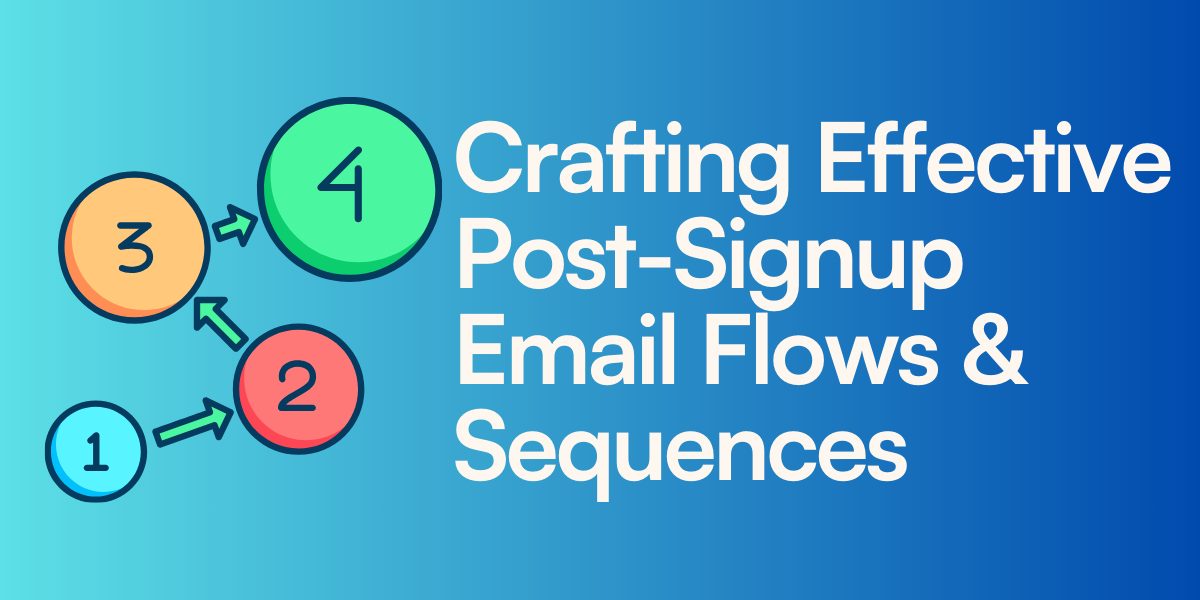 Crafting Effective Post-Signup Email Flows & Sequences