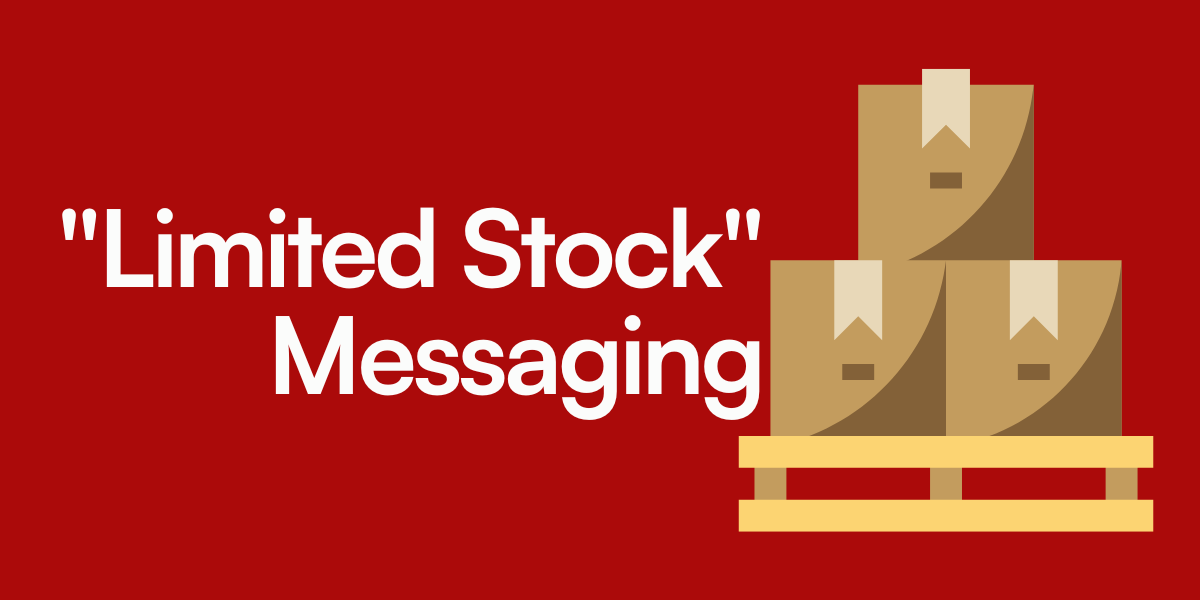 Using “Limited Stock” Messaging with Time-Sensitive Shopify Discounts