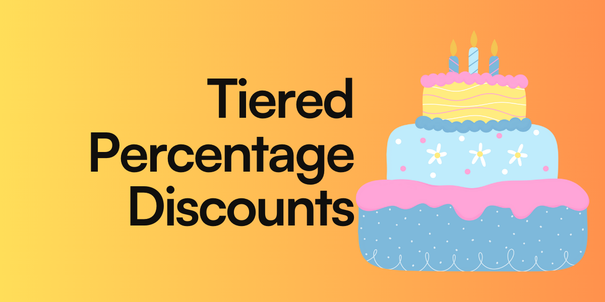 Using Tiered Percentage Discounts to Increase Average Order Value