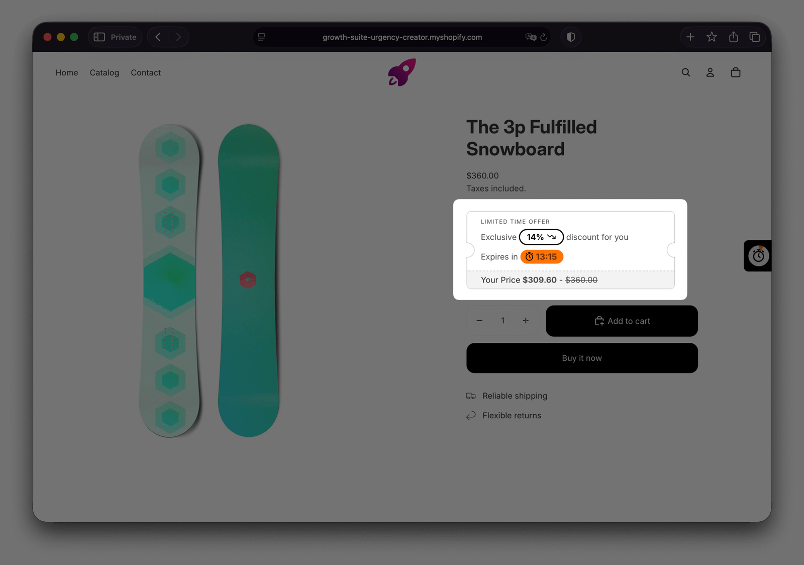 Growth Suite - Showing Discounts on Product Pages 